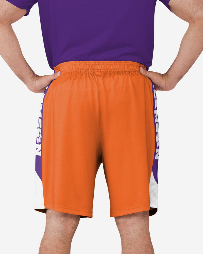 Clemson Tigers Side Stripe Training Shorts FOCO - FOCO.com