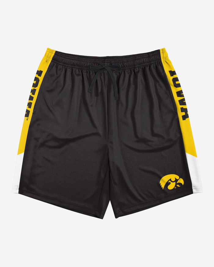 Iowa Hawkeyes Side Stripe Training Shorts FOCO - FOCO.com