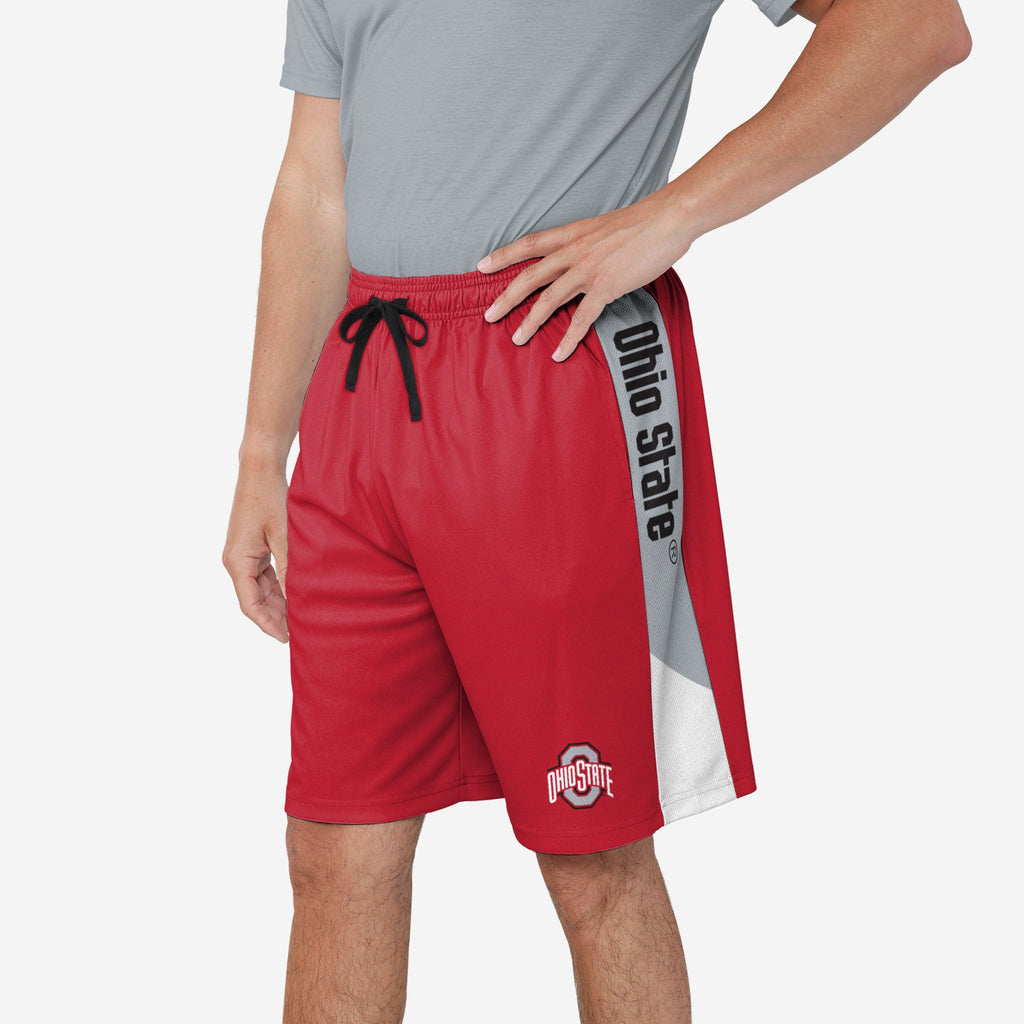 Ohio State Buckeyes Side Stripe Training Shorts FOCO S - FOCO.com