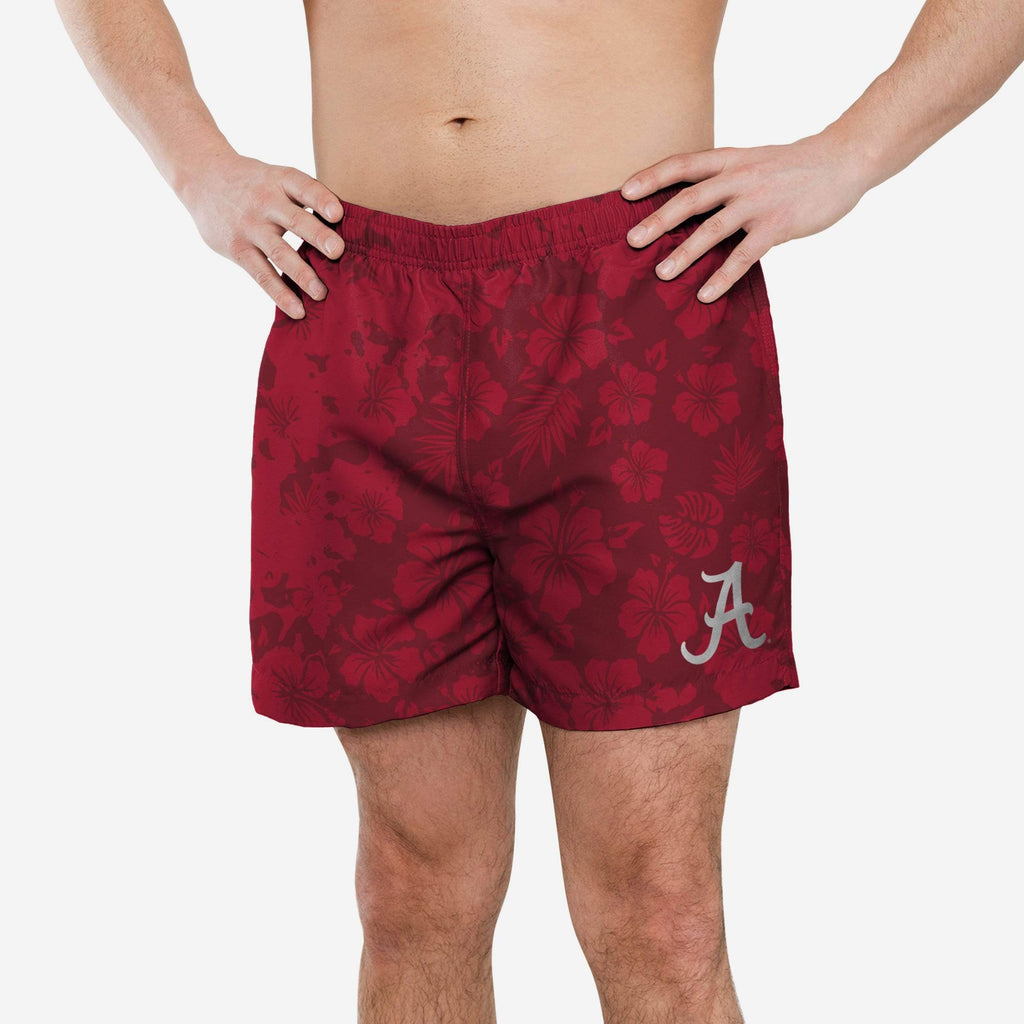 Alabama Crimson Tide Color Change-Up Swimming Trunks FOCO S - FOCO.com