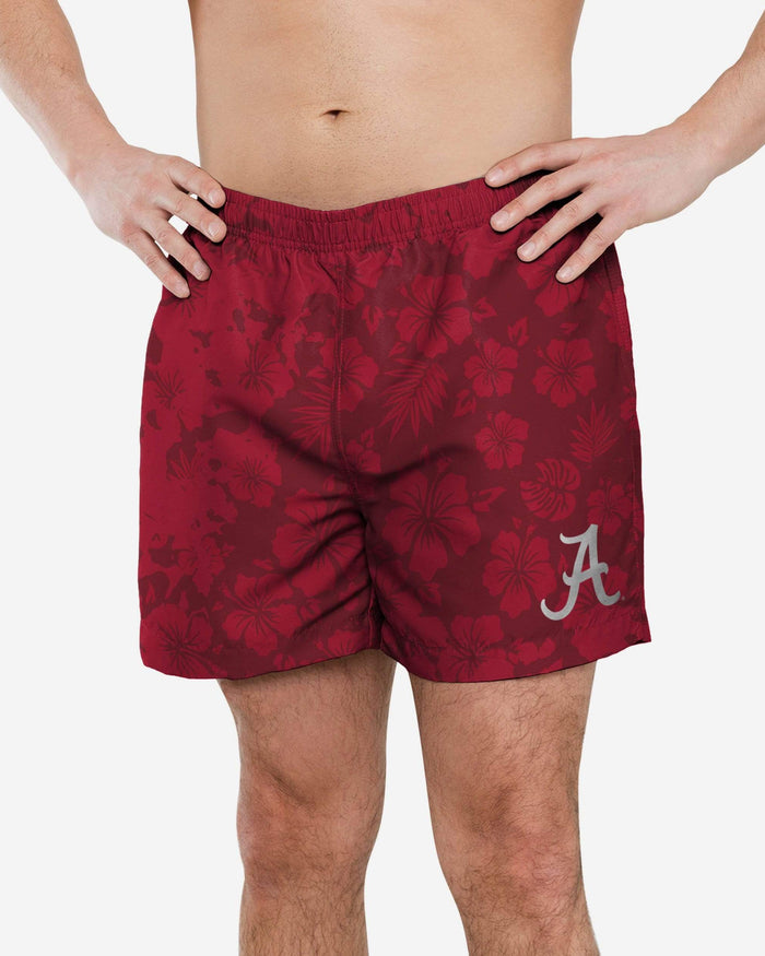 Alabama Crimson Tide Color Change-Up Swimming Trunks FOCO S - FOCO.com