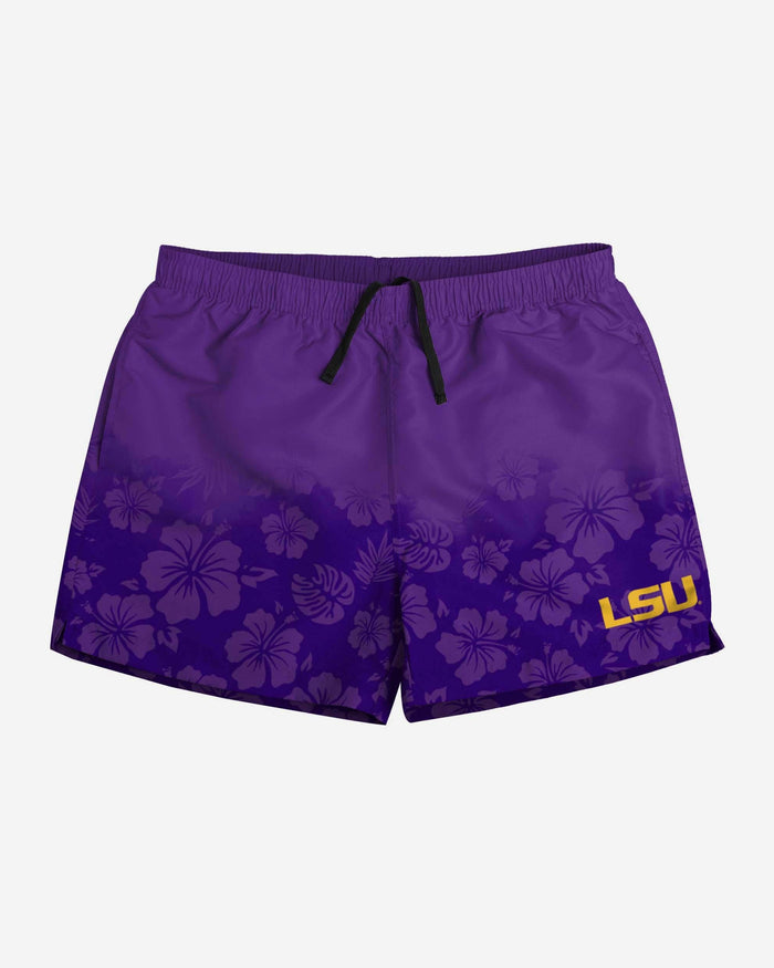 LSU Tigers Color Change-Up Swimming Trunks FOCO - FOCO.com