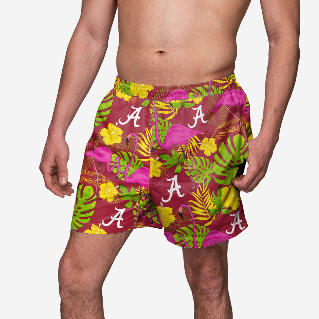 Alabama Crimson Tide Highlights Swimming Trunks FOCO S - FOCO.com