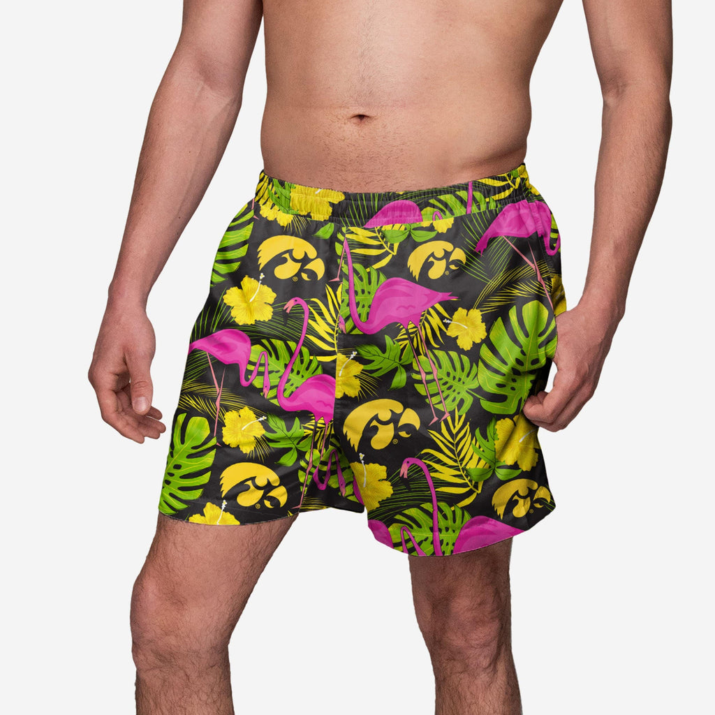 Iowa Hawkeyes Highlights Swimming Trunks FOCO S - FOCO.com