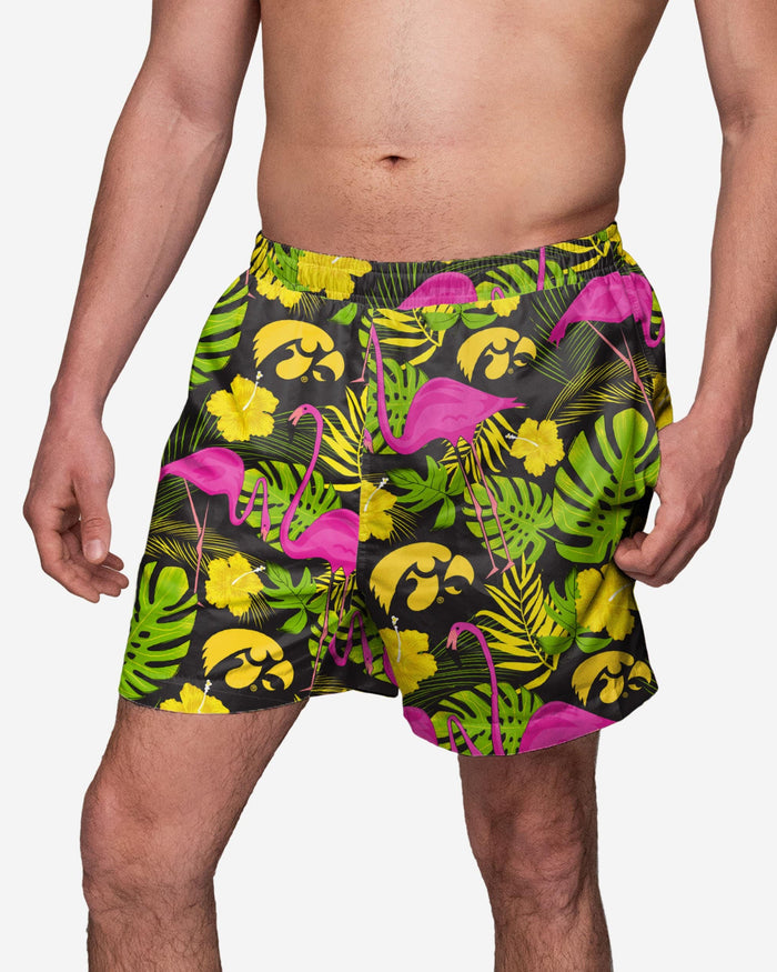 Iowa Hawkeyes Highlights Swimming Trunks FOCO S - FOCO.com