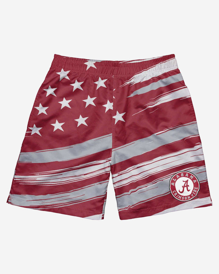 Alabama Crimson Tide Americana Swimming Trunks FOCO - FOCO.com