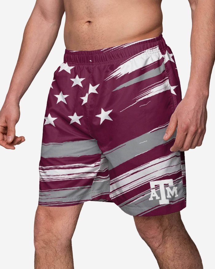 Texas A&M Aggies Americana Swimming Trunks FOCO S - FOCO.com