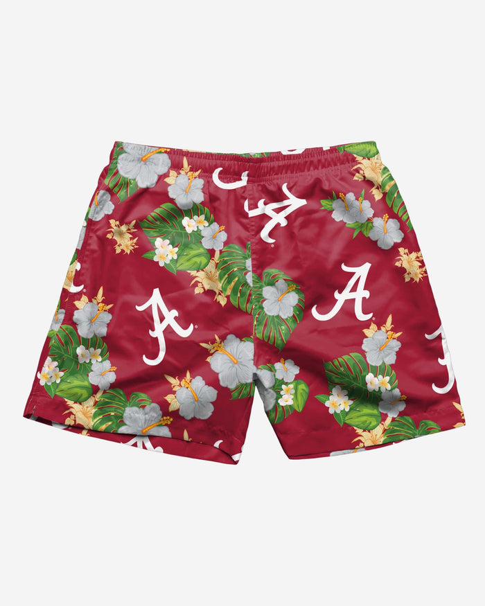 Alabama Crimson Tide Floral Swimming Trunks FOCO - FOCO.com