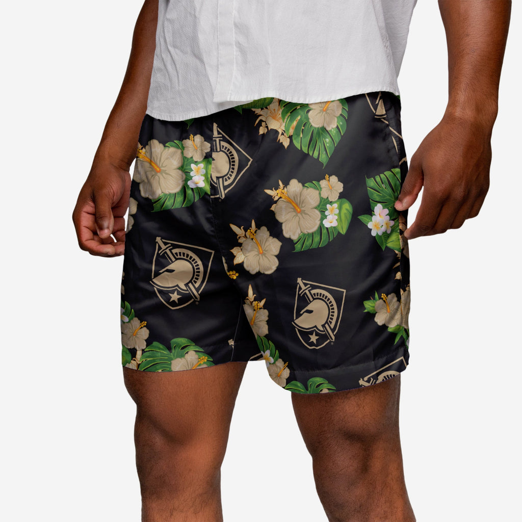 Army Black Knights Floral Swimming Trunks FOCO 2XL - FOCO.com