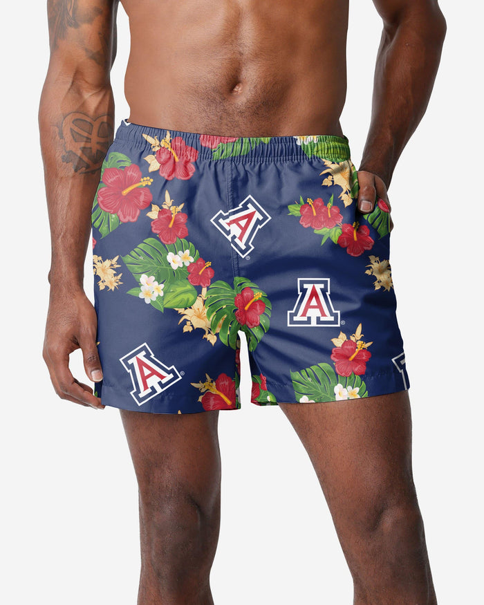 Arizona Wildcats Floral Swimming Trunks FOCO S - FOCO.com