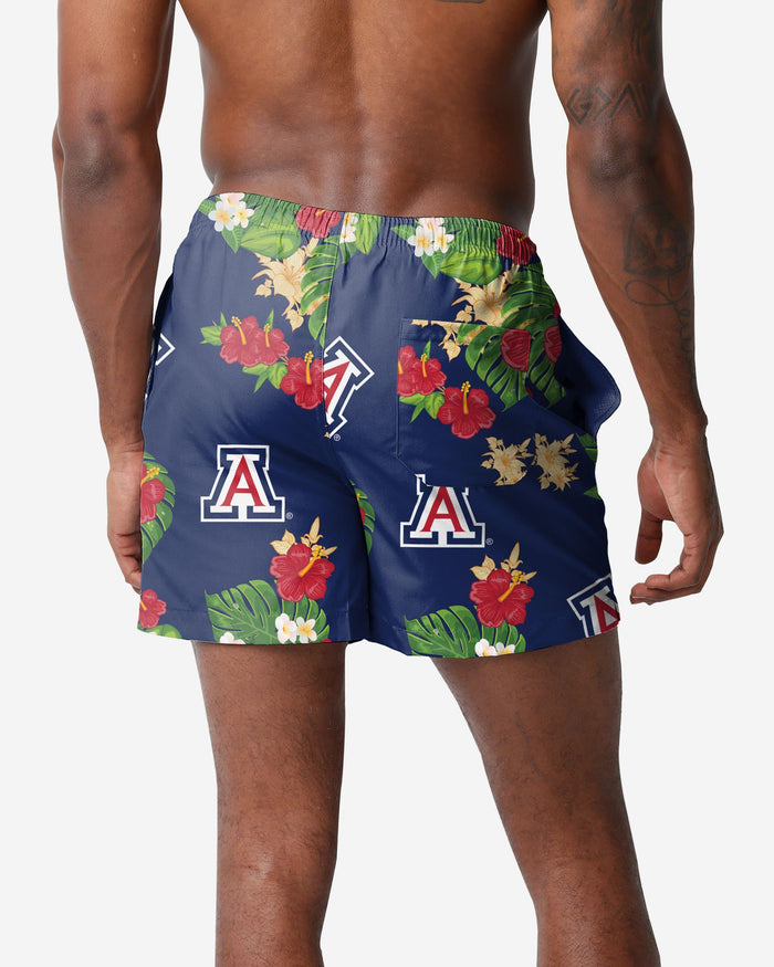 Arizona Wildcats Floral Swimming Trunks FOCO - FOCO.com