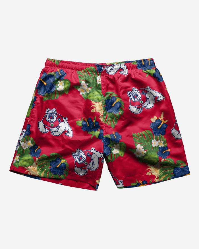 Fresno State Bulldogs Floral Swimming Trunks FOCO - FOCO.com