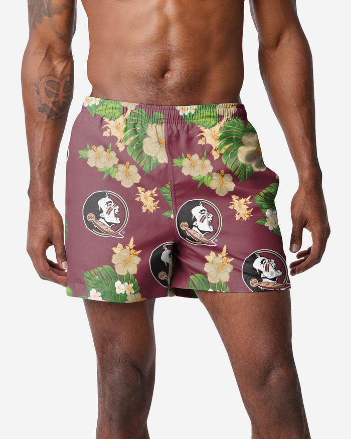 Florida State Seminoles Floral Swimming Trunks FOCO S - FOCO.com