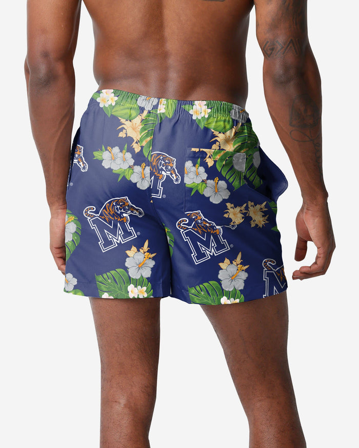 Memphis Tigers Floral Swimming Trunks FOCO - FOCO.com