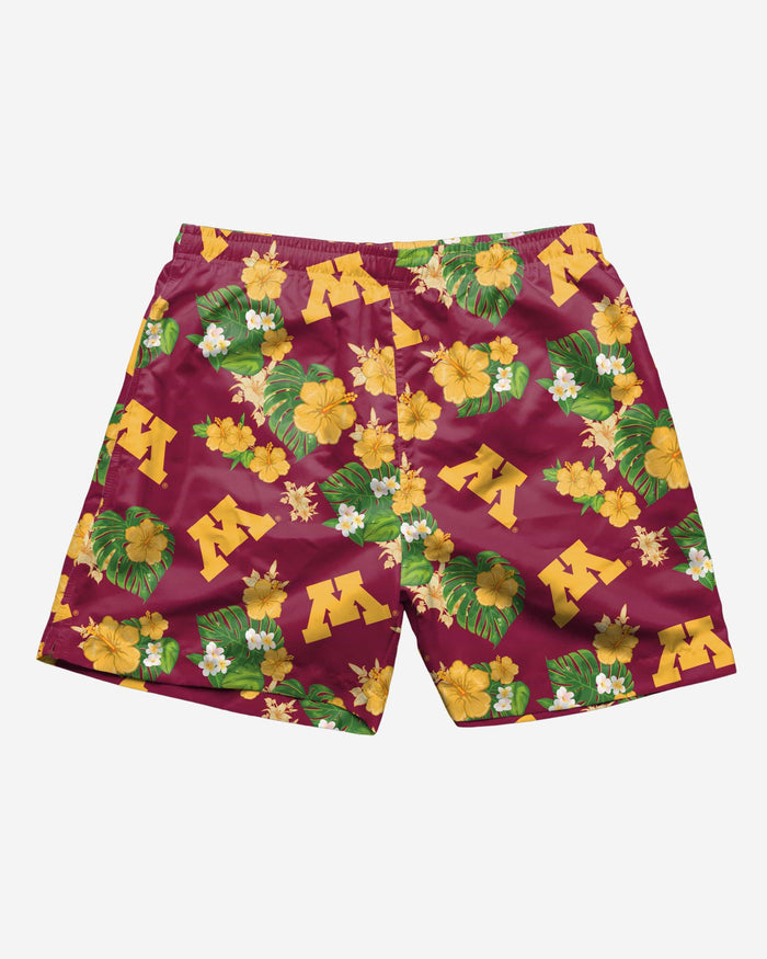 Minnesota Golden Gophers Floral Swimming Trunks FOCO - FOCO.com