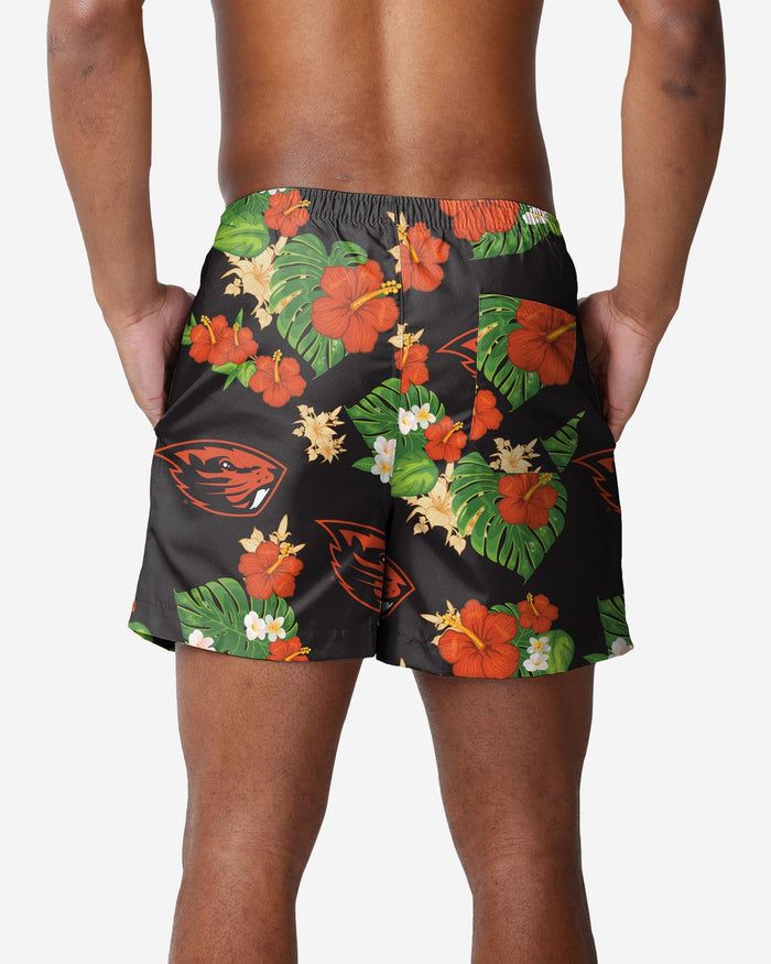 Oregon State Beavers Floral Swimming Trunks FOCO - FOCO.com