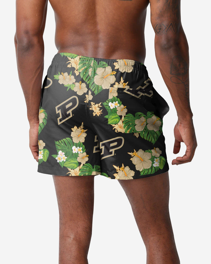 Purdue Boilermakers Floral Swimming Trunks FOCO - FOCO.com