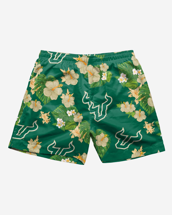 South Florida Bulls Floral Swimming Trunks FOCO - FOCO.com