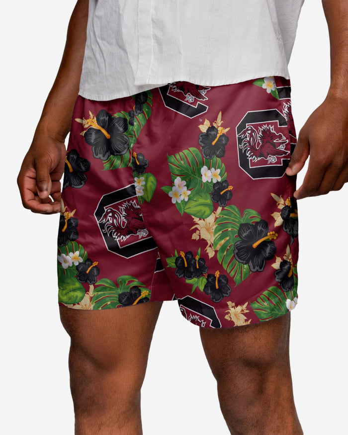 South Carolina Gamecocks Floral Swimming Trunks FOCO S - FOCO.com