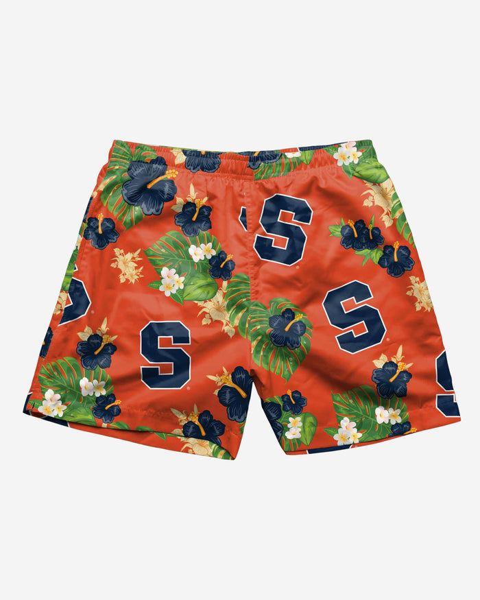 Syracuse Orange Floral Swimming Trunks FOCO - FOCO.com