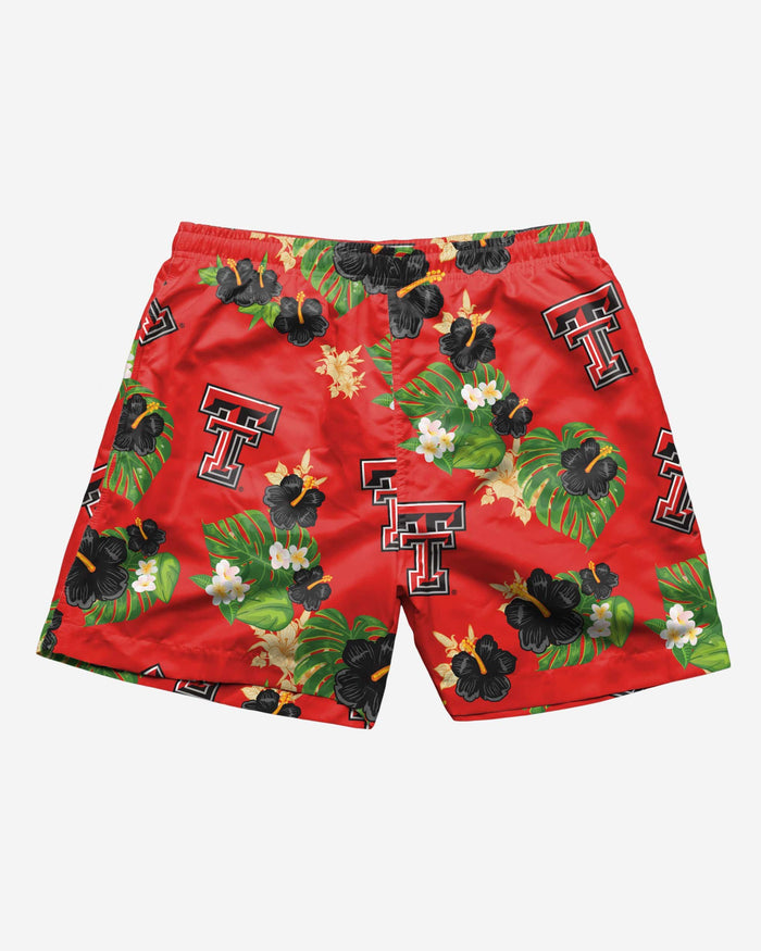 Texas Tech Red Raiders Floral Swimming Trunks FOCO - FOCO.com