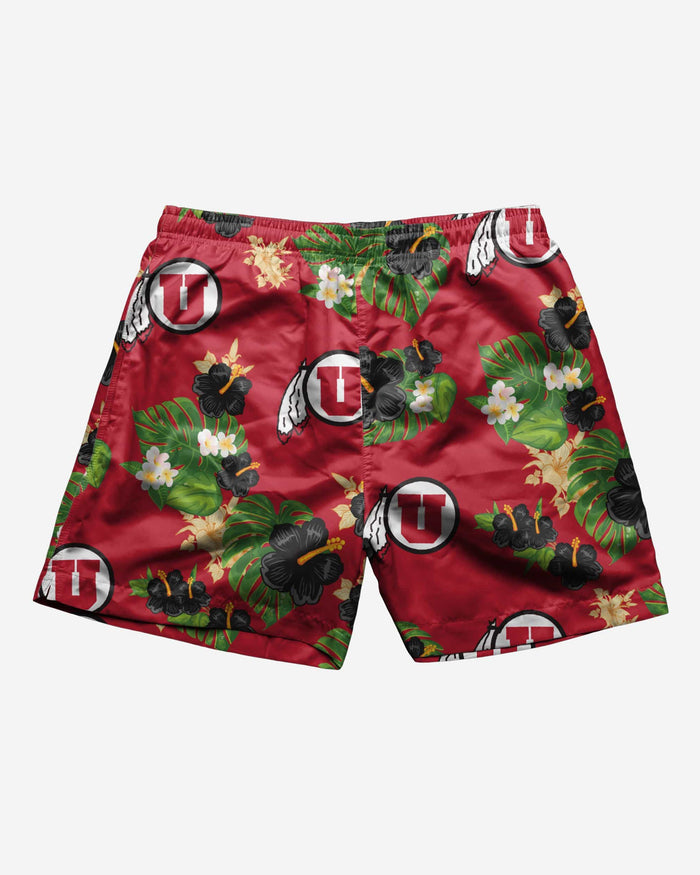 Utah Utes Floral Swimming Trunks FOCO - FOCO.com