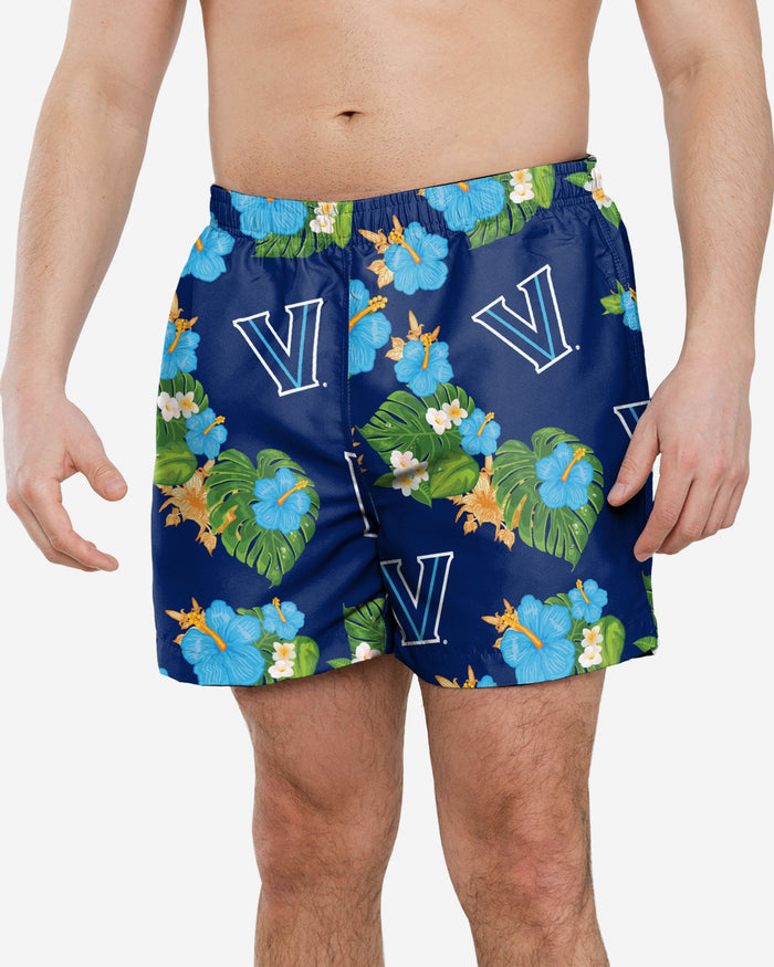 Villanova Wildcats Floral Swimming Trunks FOCO S - FOCO.com