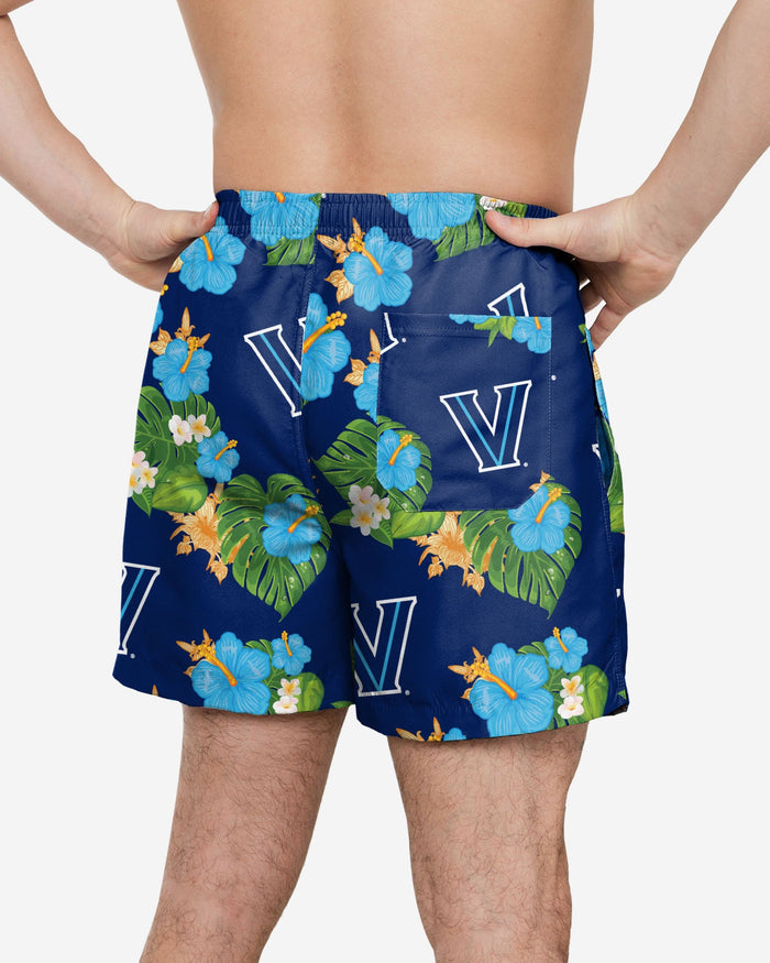 Villanova Wildcats Floral Swimming Trunks FOCO - FOCO.com