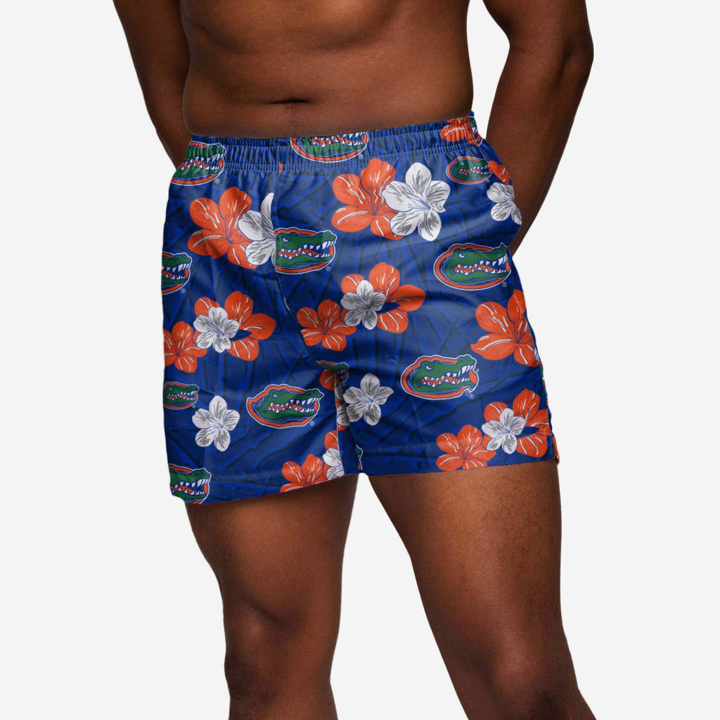 Florida Gators Hibiscus Swimming Trunks FOCO S - FOCO.com