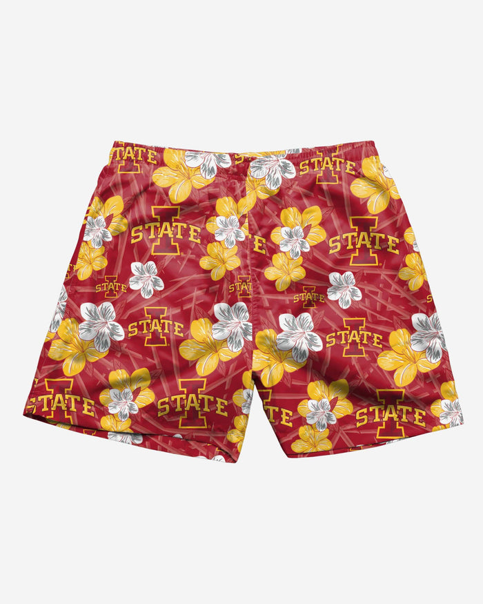 Iowa State Cyclones Hibiscus Swimming Trunks FOCO - FOCO.com