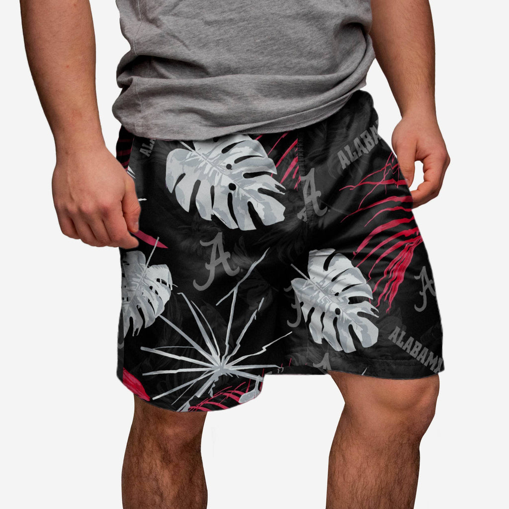 Alabama Crimson Tide Neon Palm Shorts FOCO S - FOCO.com