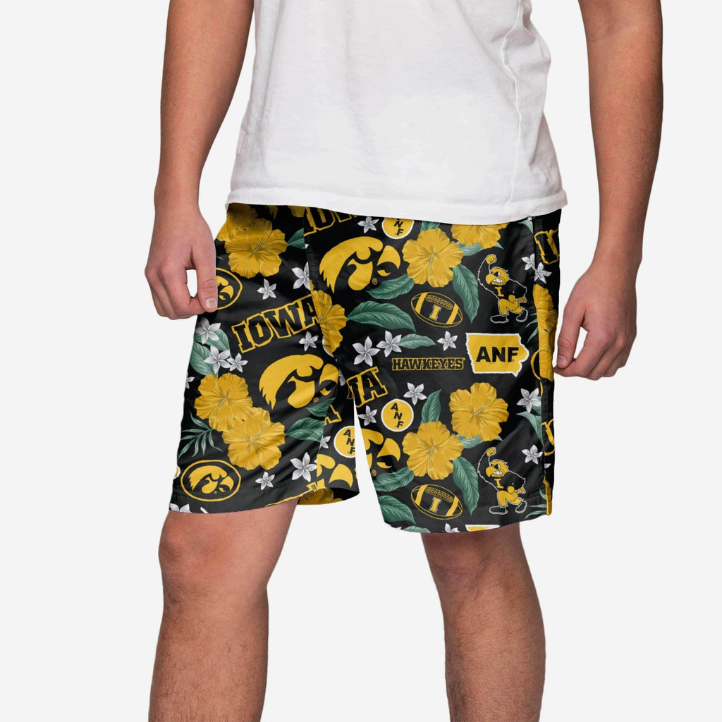 Iowa Hawkeyes City Style Swimming Trunks FOCO S - FOCO.com