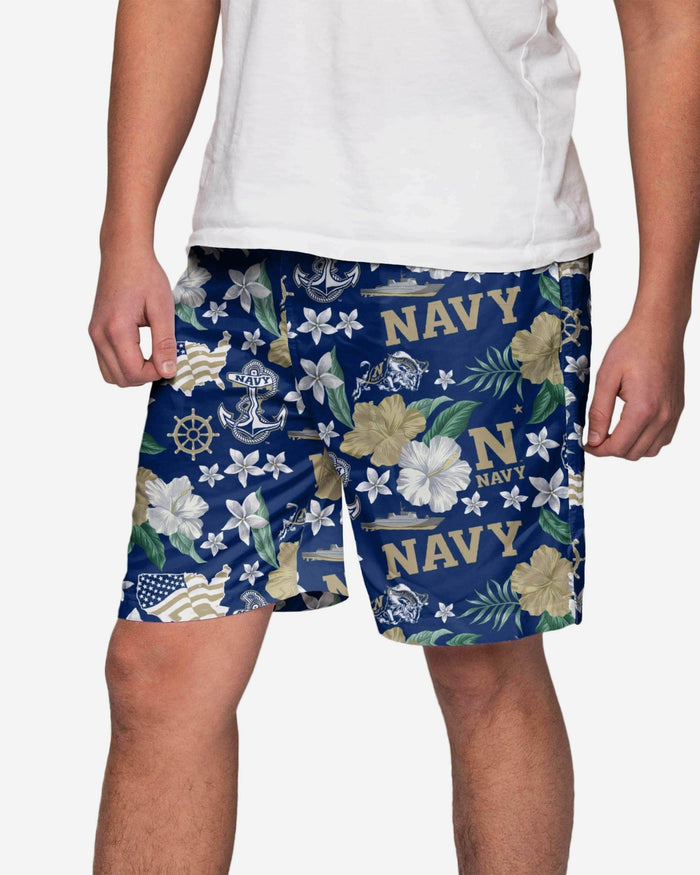 Navy Midshipmen City Style Swimming Trunks FOCO S - FOCO.com