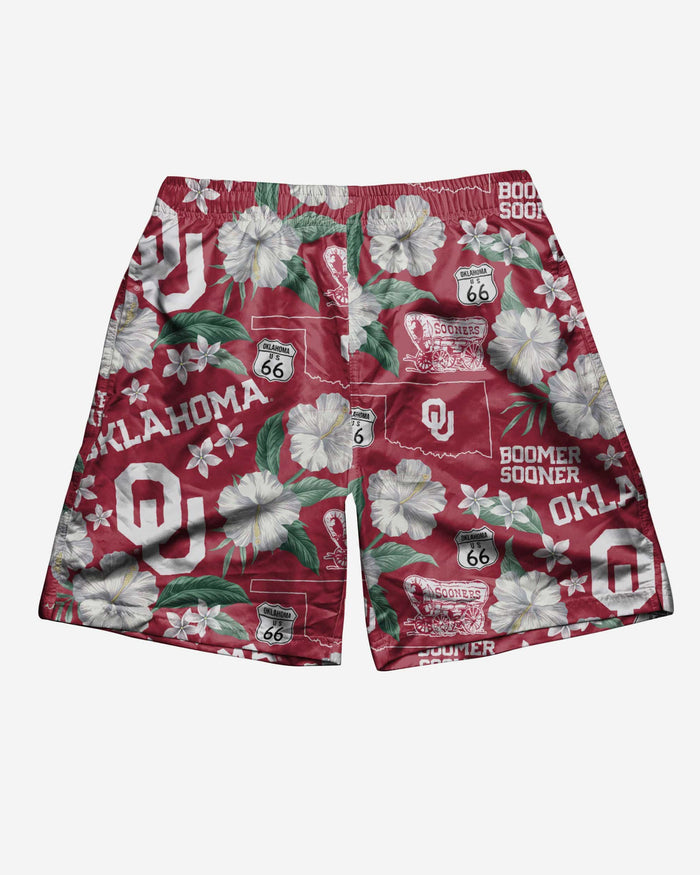 Oklahoma Sooners City Style Swimming Trunks FOCO - FOCO.com