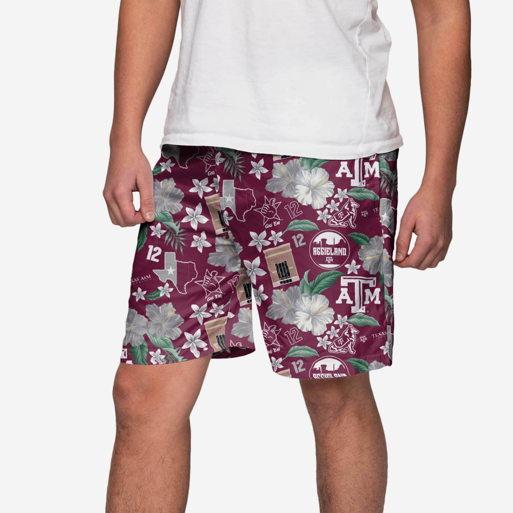 Texas A&M Aggies City Style Swimming Trunks FOCO S - FOCO.com