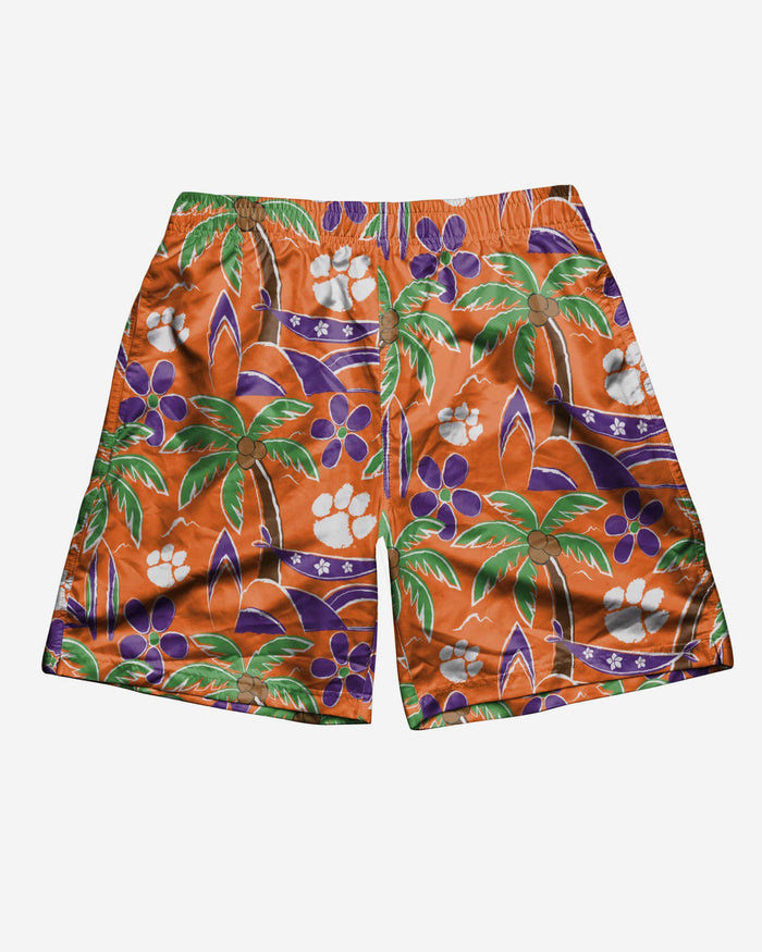 Clemson Tigers Tropical Swimming Trunks FOCO - FOCO.com