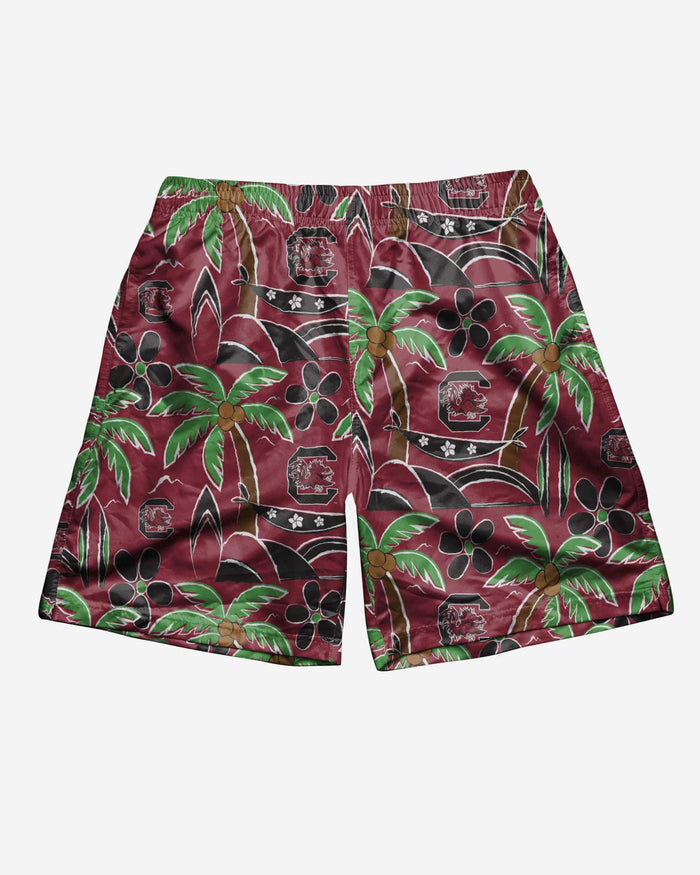 South Carolina Gamecocks Tropical Swimming Trunks FOCO - FOCO.com