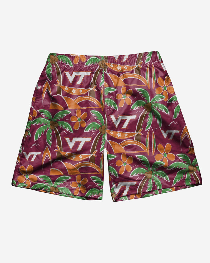 Virginia Tech Hokies Tropical Swimming Trunks FOCO - FOCO.com