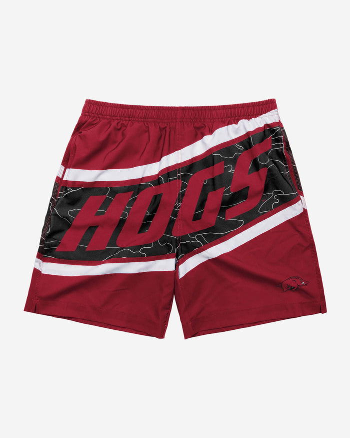 Arkansas Razorbacks Big Wordmark Swimming Trunks FOCO - FOCO.com