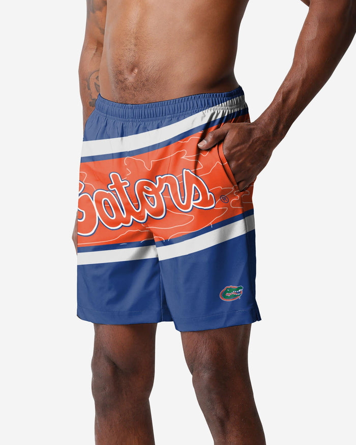 Florida Gators Big Wordmark Swimming Trunks FOCO S - FOCO.com