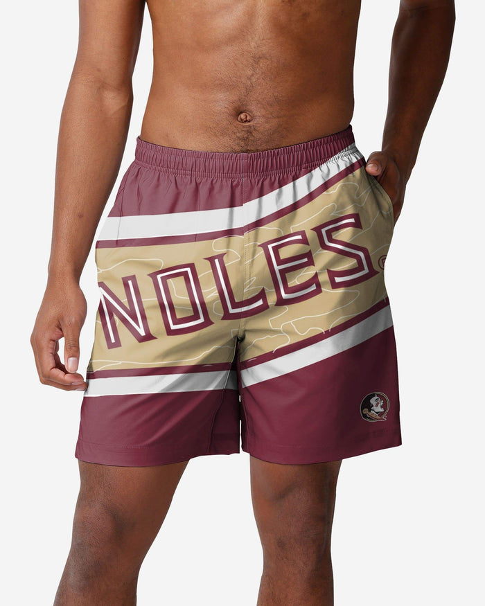 Florida State Seminoles Big Wordmark Swimming Trunks FOCO S - FOCO.com