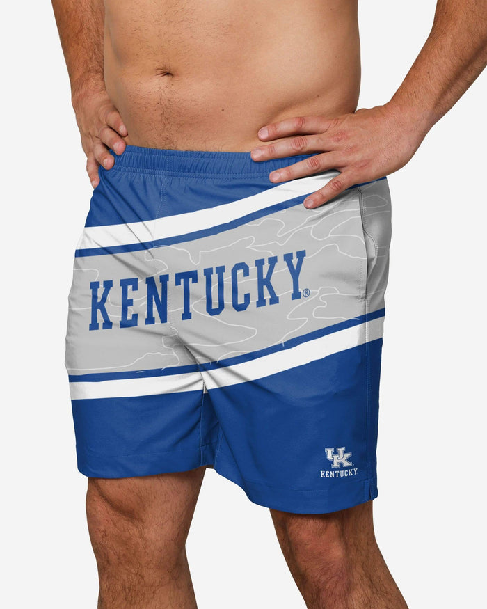 Kentucky Wildcats Big Wordmark Swimming Trunks FOCO S - FOCO.com