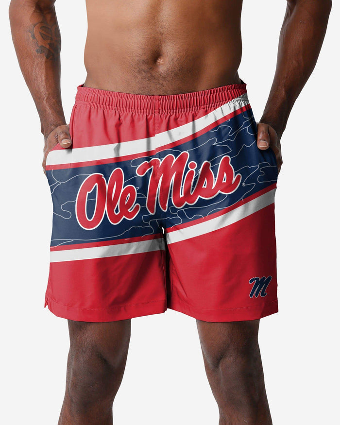 Ole Miss Rebels Big Wordmark Swimming Trunks FOCO S - FOCO.com