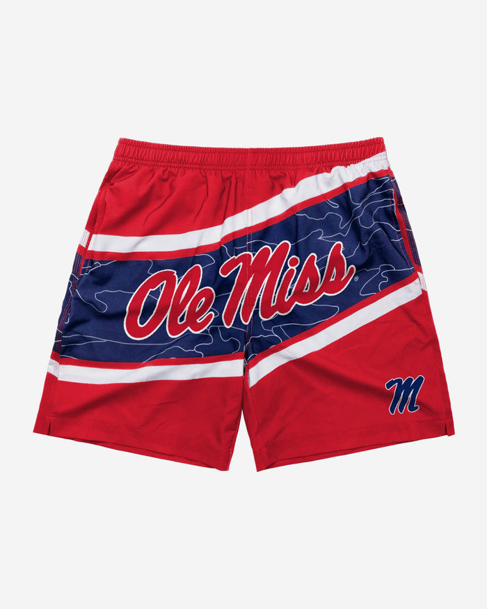 Ole Miss Rebels Big Wordmark Swimming Trunks FOCO - FOCO.com