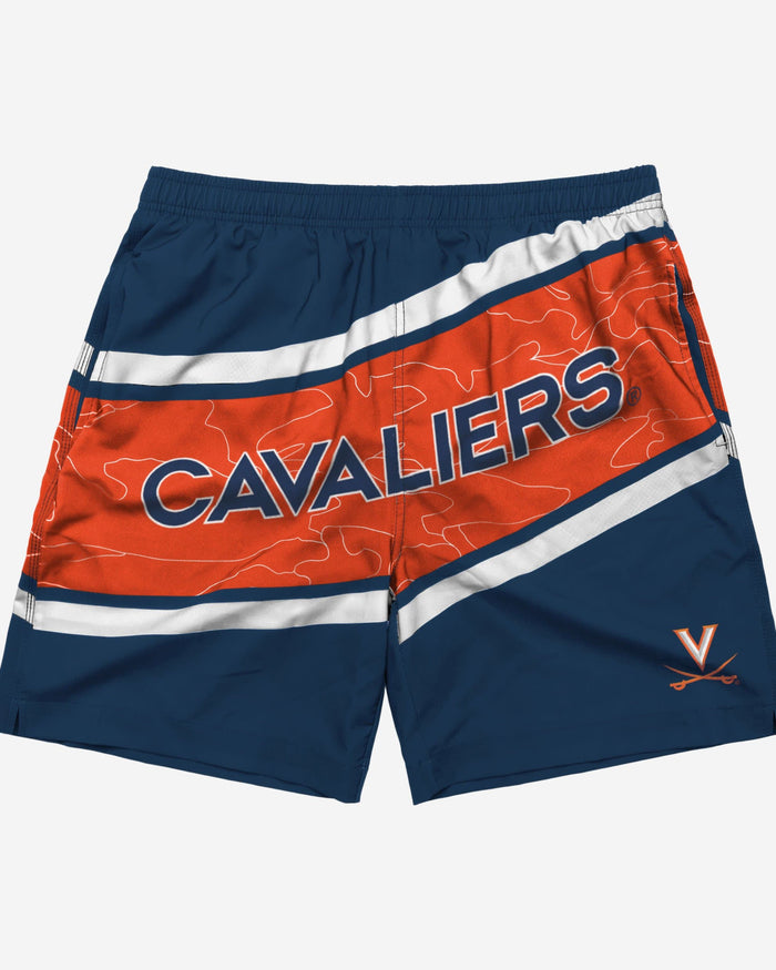 Virginia Cavaliers Big Wordmark Swimming Trunks FOCO - FOCO.com