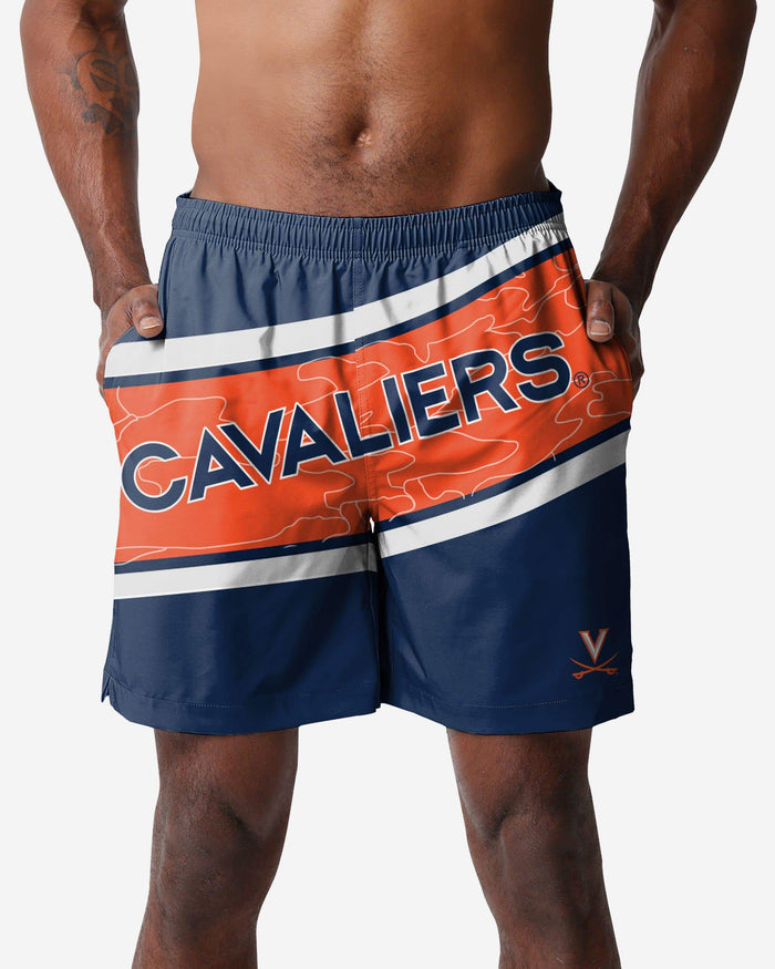 Virginia Cavaliers Big Wordmark Swimming Trunks FOCO S - FOCO.com