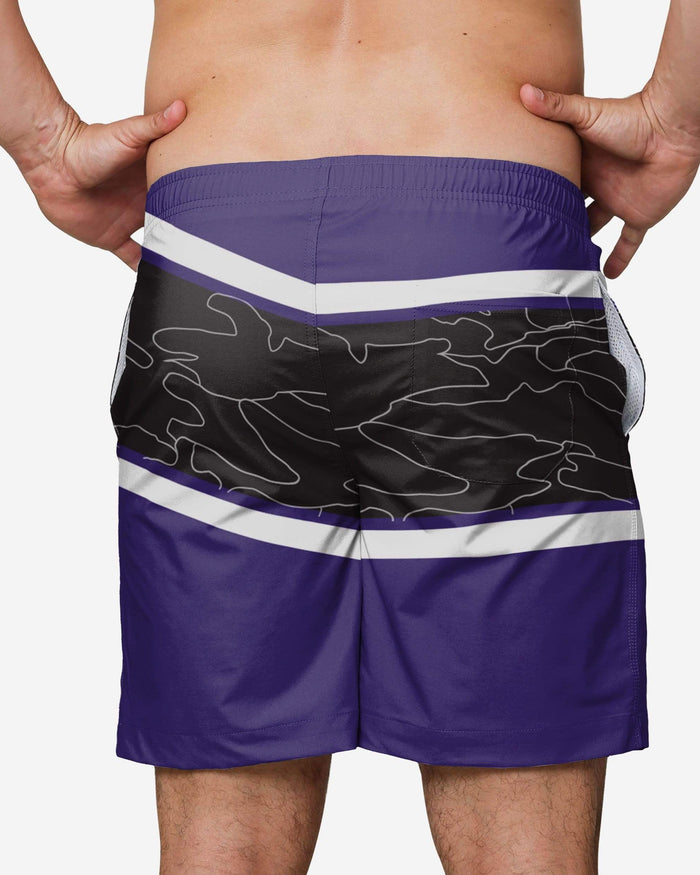 Washington Huskies Big Wordmark Swimming Trunks FOCO - FOCO.com