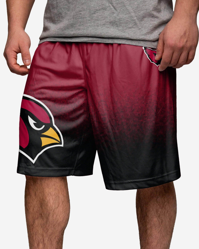 Arizona Cardinals Gradient Polyester Shorts FOCO - FOCO.com