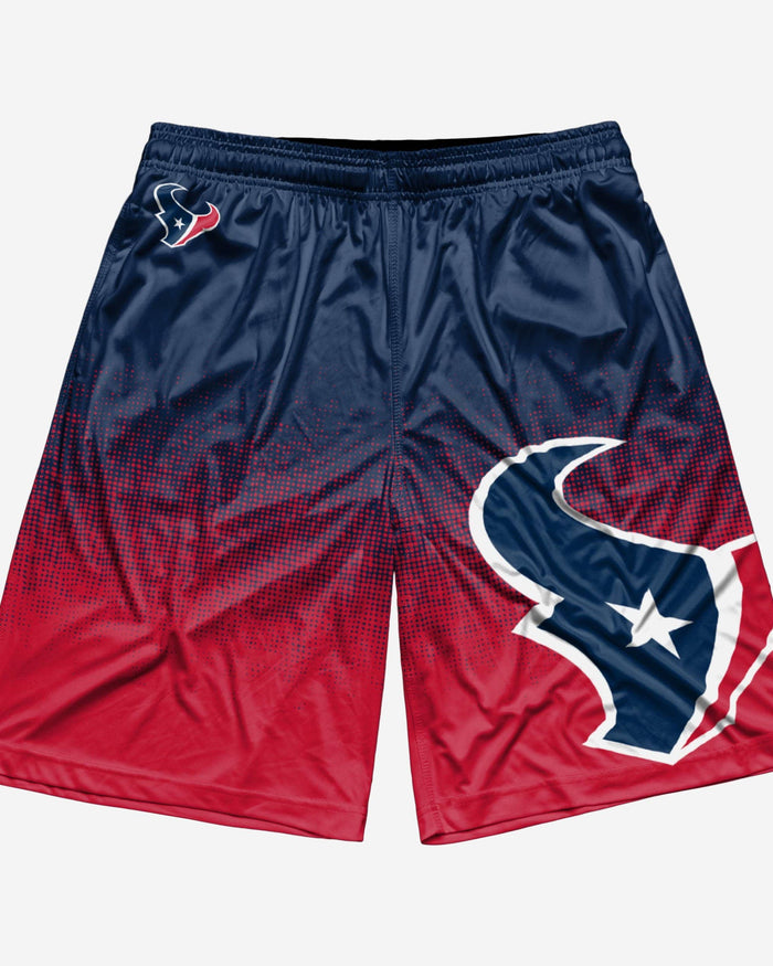 Houston Texans Gradient Polyester Shorts FOCO - FOCO.com