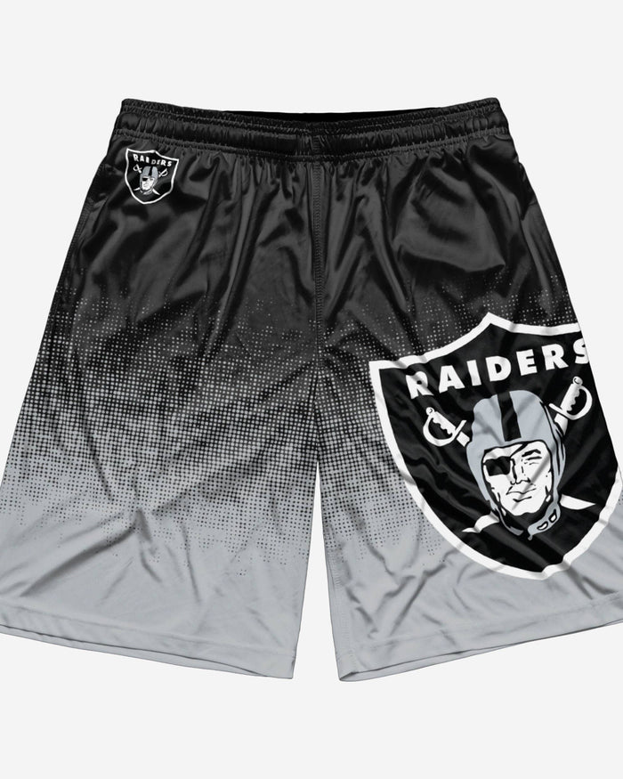 Las Vegas Raiders Gradient Polyester Shorts FOCO - FOCO.com